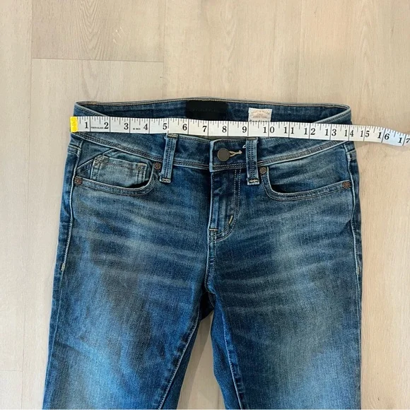 Buckle Black Candiani Denim Fit No. 53 Mid Rise Skinny Size 25 Made in Italy - Picture 5 of 13